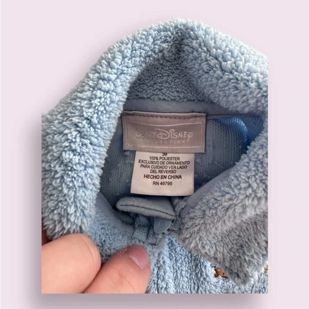 Y2K Fleece Pooh Bear Romper